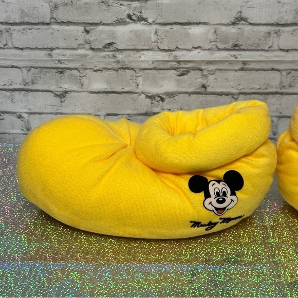 Carousel by Guy MICKEY MOUSE Adult Small Slippers Vintage Rare - Picture 4 of 14